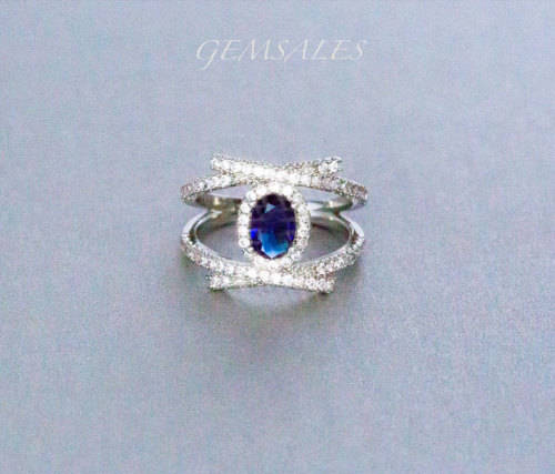 1ct  ROYAL BLUE TOPAZ  CZ  #ELEGANT SETTING#  *S925*    SIZE   6 -  M   -  52mm