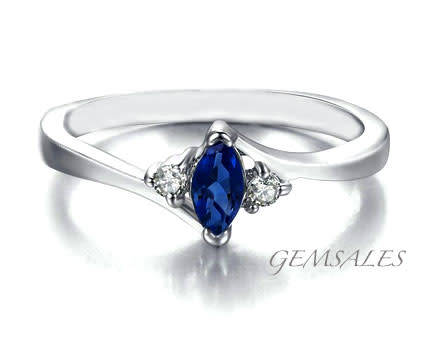 .30ct Royal Blue Marquise Sapphire  #ELEGANT#   Size 7
