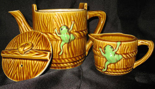 REDUCED - Antique Teapot & Milk Jug - RARE!!!!