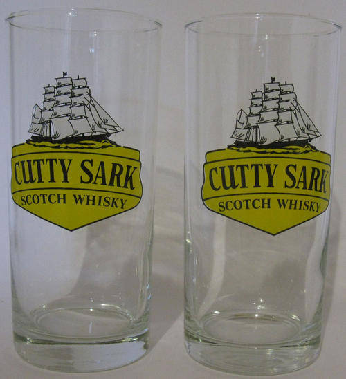 SET OF CUTTY SARK - WHISKEY GLASSES