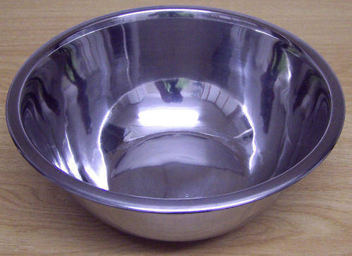 MIXING BOWL STAINLESS STEEL 24cm