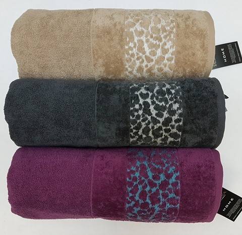 Glodina Leopard  bath sheets Glodina 85x150cm - 450 gsm - R 125 ea