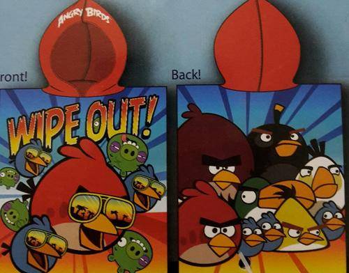 Angry birds hooded beach towel - R100