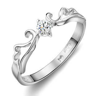 GENUINE 925 STERLING SILVER CROWN RING - ONE SIZE AVAILABLE