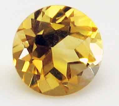 7.00 MM ROUND CUT GENUINE CITRINE 1.11 CT