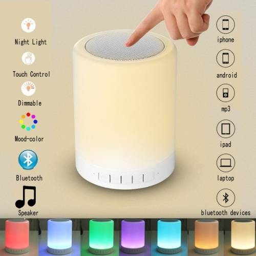 Bluetooth Speaker 7 Colours Lighting