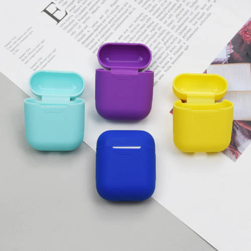 Handy Case Silicone Wireless Earphone Case For Earphones _Light Yellow Available
