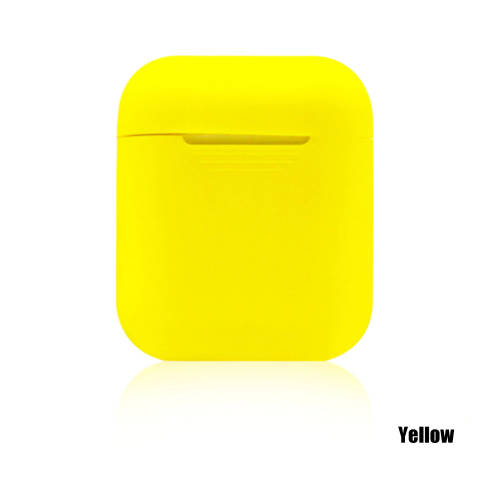Handy Case Silicone Wireless Earphone Case For Earphones _Light Yellow Available