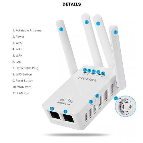 Generic Wireless WiFI Range Extender - Double the coverage of your WiFi with ease