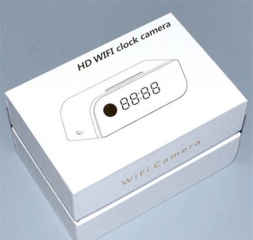 Alarm Clock with Hidden 1080P Camera And Wifi Connect. Security Motion Detection