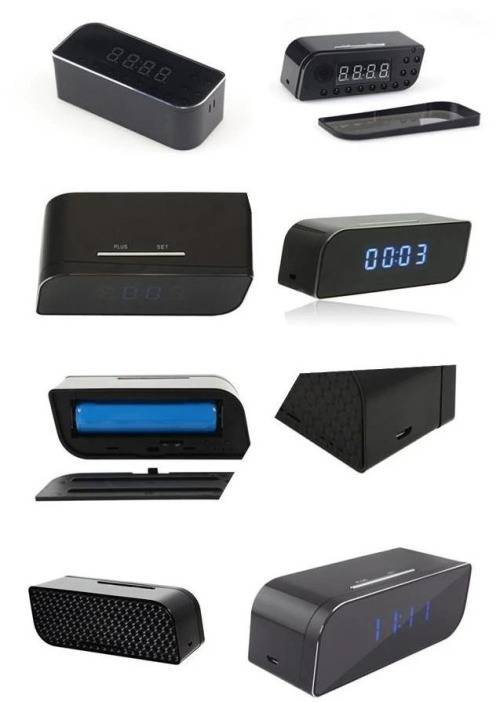 Alarm Clock with Hidden 1080P Camera And Wifi Connect. Security Motion Detection