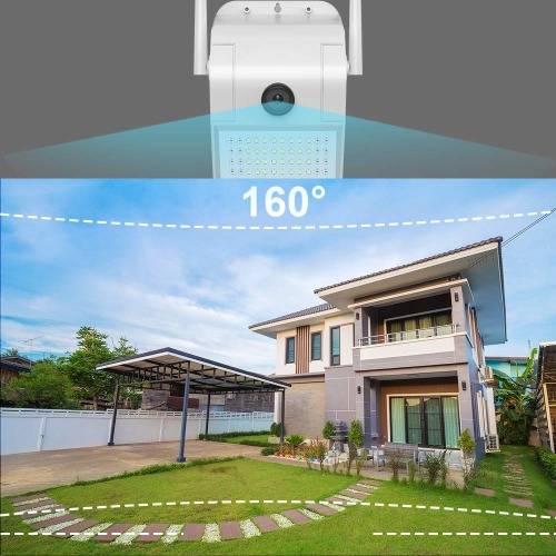 Outdoor Wifi Camera With Night Vision Camera And LED Motion Sensor