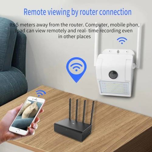Outdoor Wifi Camera With Night Vision Camera And LED Motion Sensor