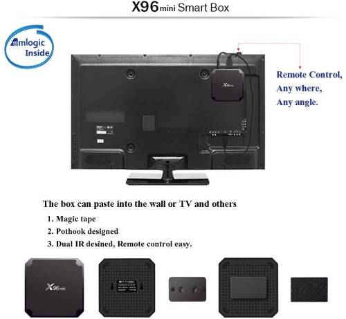 X96 Mini Android TV Box 2GB RAM 16GB ROM UHD 4K Supports 3D WiFi