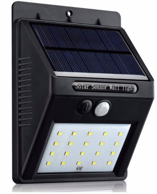 Led Solar Street Light 2835 Battery Human Body Sensor Sensor Light Outdoor Waterproof Garden