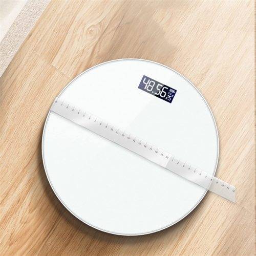 Round Tempered Glass LED Digital Weight Scale Electronic Scale Bath Scale