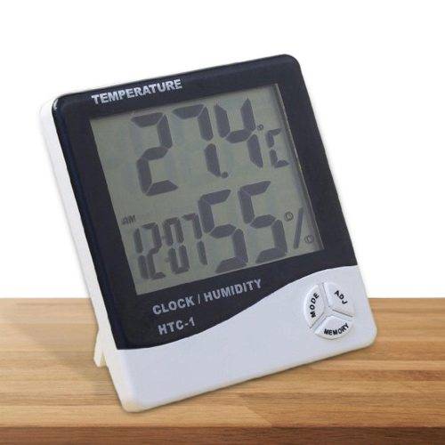Temperature Humidity Meter And Clock