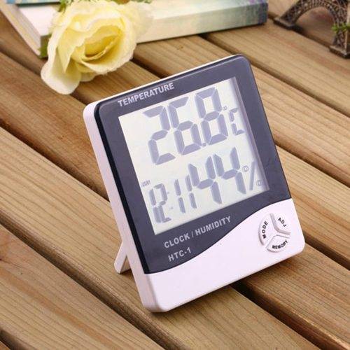 Temperature Humidity Meter And Clock
