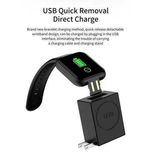 Y68 Smart Watch Bluetooth Blood Pressure Fitness Tracker Heart Rate Android iOS