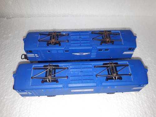 Customised Lima E5 loco and dummy - Blue train E341