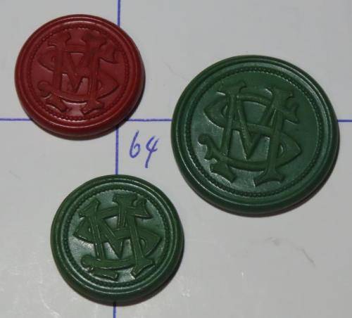 3 x Mine Stores (Natal) tokens (MB1365B)
