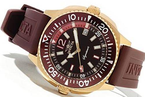INVICTA GOLD ION-PLATED UNI-BEZEL WATCH ** BRAND NEW ** IN-STOCK **