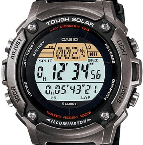 Brand New Casio Solar-Powered 100M WR Watch ** Alarms ** Auto Calendar ** In-Stock **