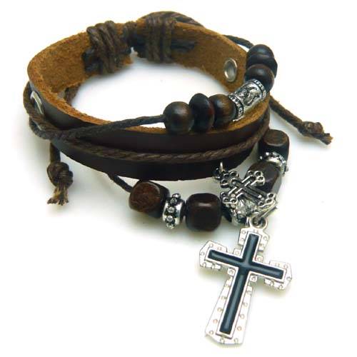 Hot Seller !!! -- European Fashion Genuine Leather Bracelet B003