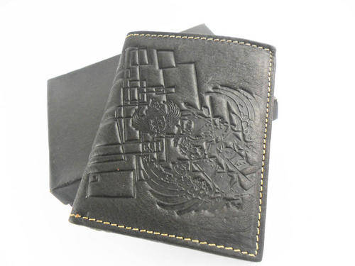Fashion Men's Pockets Card Holder Bifold Purse Genuine Cow Leather Wallet