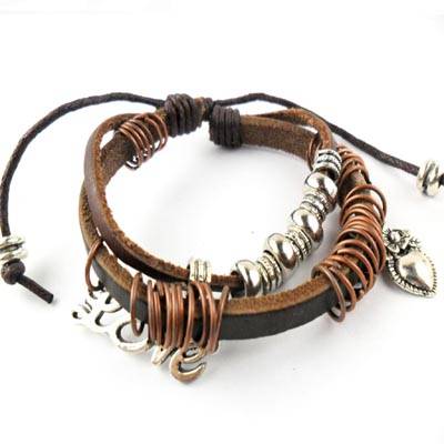 Hot Seller !!! -- European Fashion Genuine Leather Bracelet
