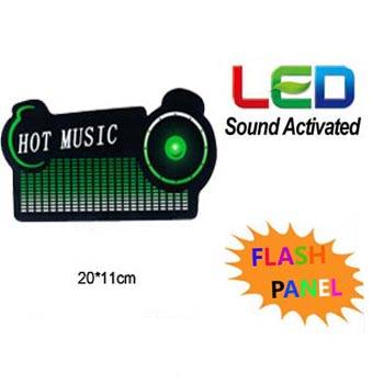 Sound Activated Light Up Flashing Rock Disco Equalizer LED Panel *Many Way To Use**