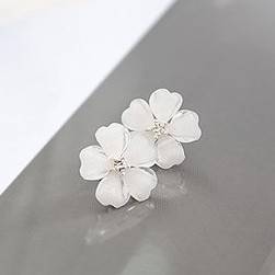 Fashion Jewelry Beautiful Flower Shape Lady's Earring