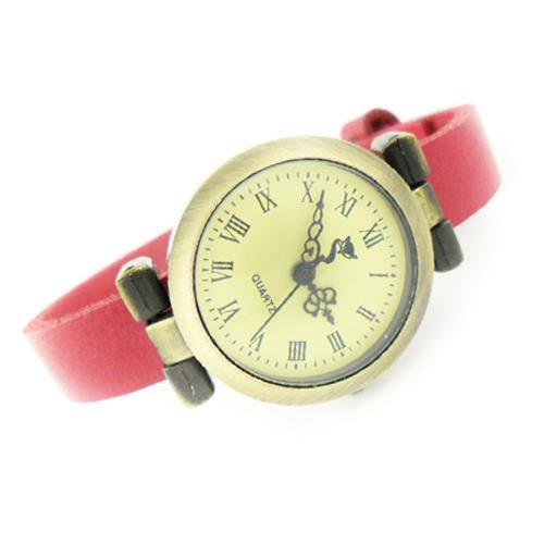 Fashionable Retro Genuine Leather Quartz Lady's Watch