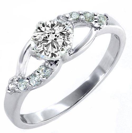 Fashion Jewelry Beautiful 18k Gold Plated Ring--Size 8 #