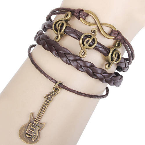 Hot Seller !!! -- European Fashion Infinity Leather Bracelet
