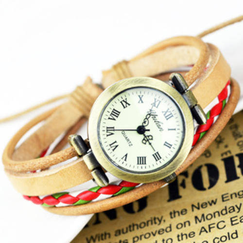 Hot Seller !!! -- European Fashion Genuine Leather Lady's Watch