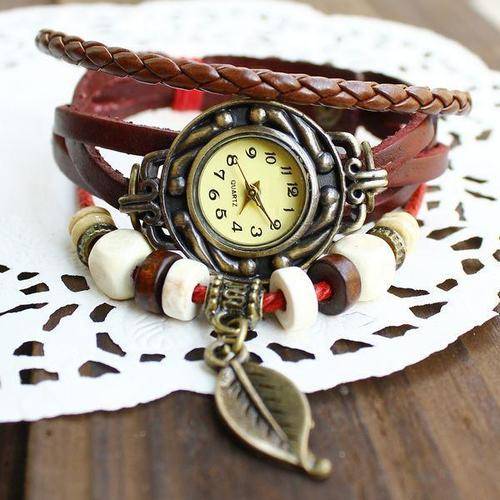 Hot Seller !!! -- European Fashion Genuine Leather Lady's Watch