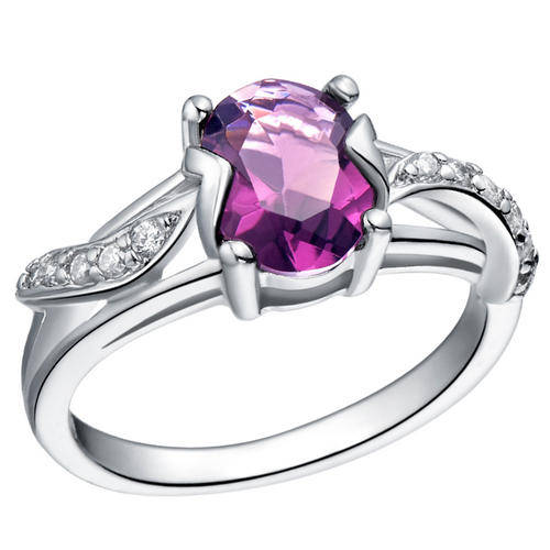 Fashion Jewelry Beautiful 18k Gold Plated Ring Size 8#