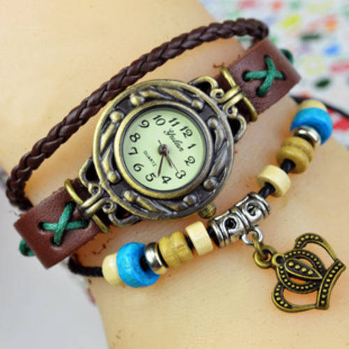 Hot Seller !!! -- European Fashion Genuine Leather Lady's Watch