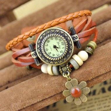 Hot Seller !!! -- European Fashion Genuine Leather Lady's Watch