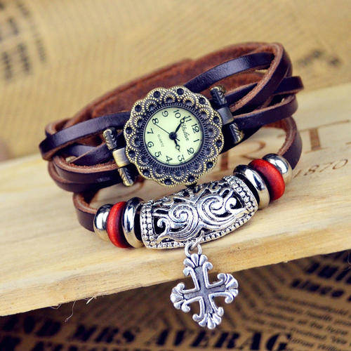 Hot Seller !!! -- European Fashion Genuine Leather Lady's Watch