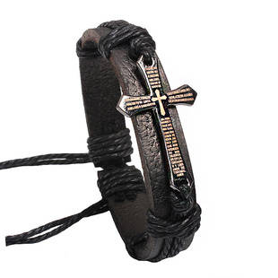 European Fashion Genuine Leather Bracelet B009