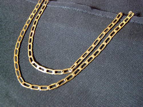 LARGE LINK MENS NECK CHAIN 9CT GOLD PLATED