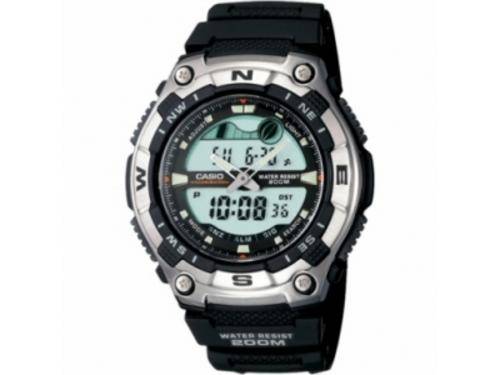 CASIO Mens Chronograph Digital Black Moonphase/Tides sports watch