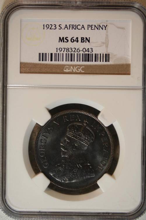 CRAZY R1 START !!!! VERY HIGH GRADE - 1923 MS64BN 1 Penny NGC graded