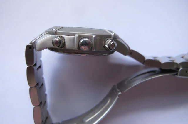 ZIPPO- CHRONOGRAPH WATCH WITH STAINLESS STEEL STRAP AND DATE