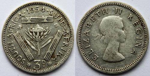 CrAzy - cRaZy - SA Union - Silver 1954 Tickey - CRAZY R1 START!!!!!!!!!!!!!!!!