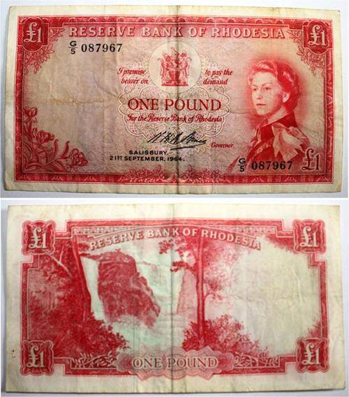 Reserve Bank of Rhodesia - 1 Pound (G/5...) 1964