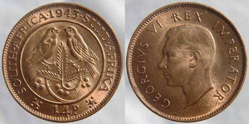 SA Union Farthing - 1943 UNC!!!!! CAT UNC = R 200 !!!!!!!