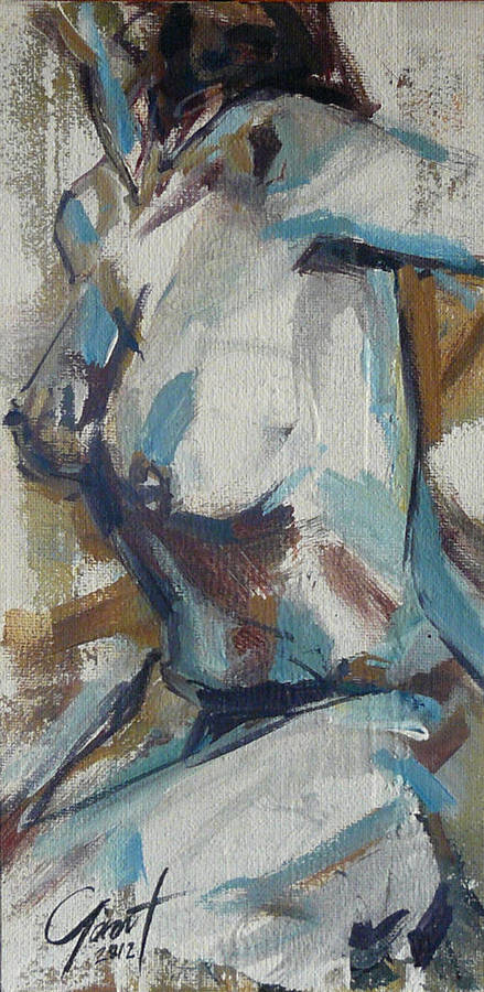 Original Acrylic painting, a nude from Gerart!